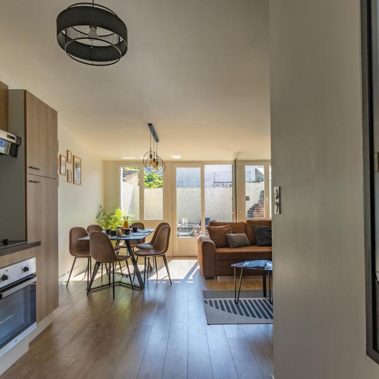 Le Patio - Spacieux T3 avec climatisation et jardin privatif - Apartment mit 2 Schlafzimmern und Terrasse - 33