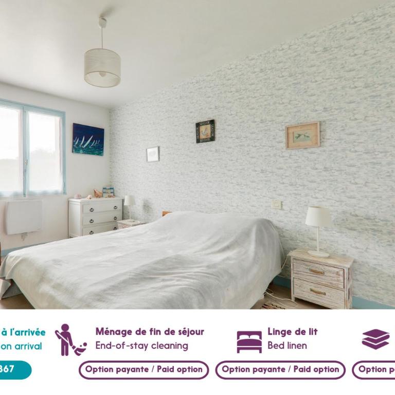 Maison avec jardin pour 10 - 600m plage - Maison 6 Chambres - 5