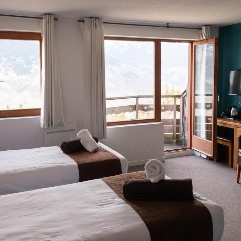 Hôtel Le Montana - Zweibettzimmer mit Balkon - 2