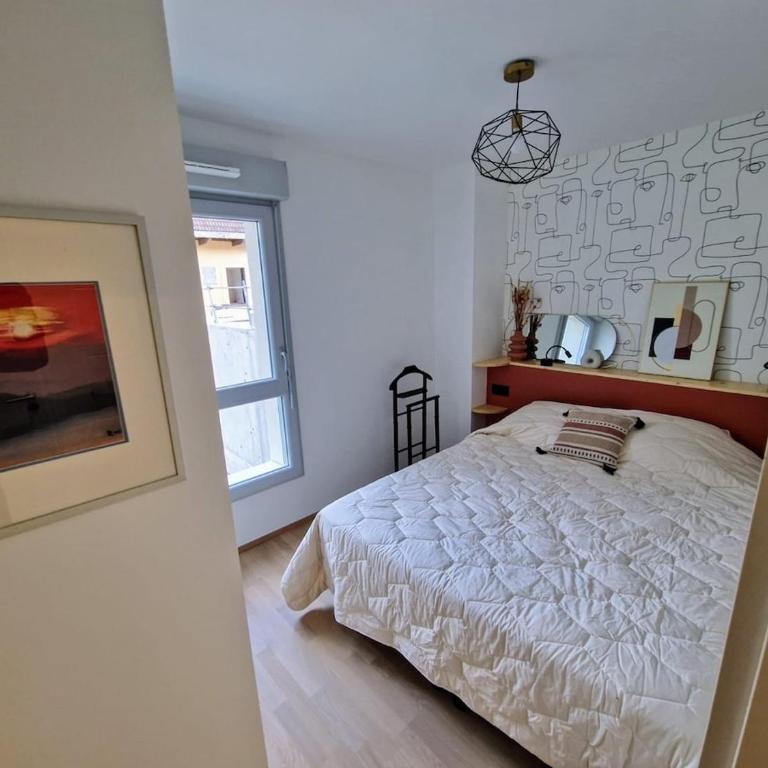 T3 spacieux, proche du lac et du grand port avec garage - Two-Bedroom Apartment with Balcony and Terrace - 7