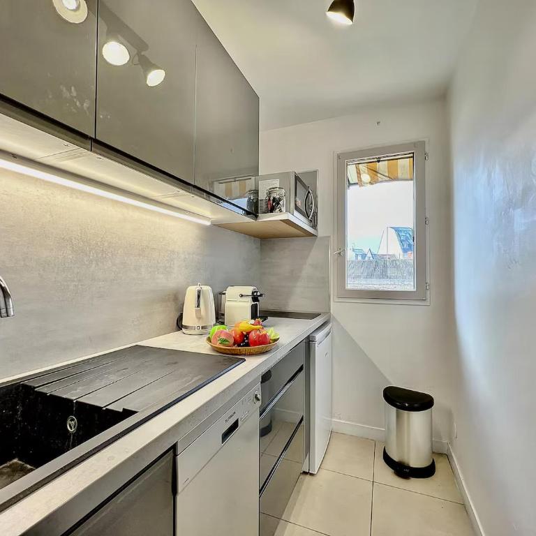 T2 cosy avec terrasse sud - Centre Deauville - Apartamento de 1 dormitorio - 14
