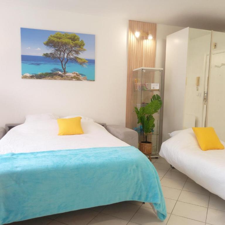 Adorable studio à 200m de la mer , frais , bien équipé et proche des commodités - Apartamento de 1 dormitorio - 11