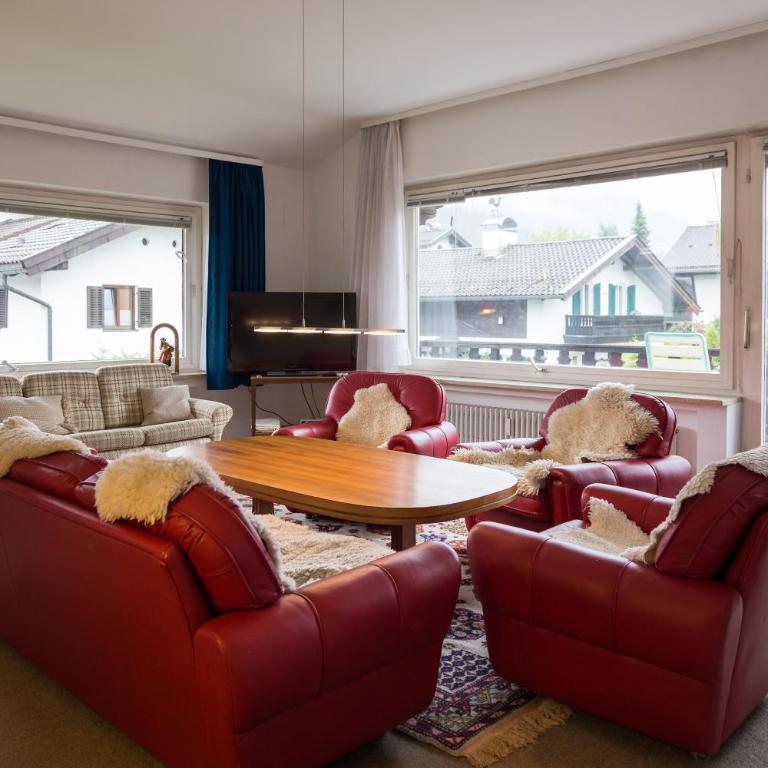 Panorama-Bergblick Garmisch - Appartement 2 Chambres - Vue sur Jardin - 15