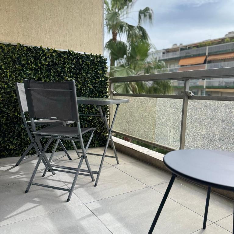 Studio Riviera, Centre-ville Cannes, Terrasse, Clim - Apartment mit 1 Schlafzimmer - 23