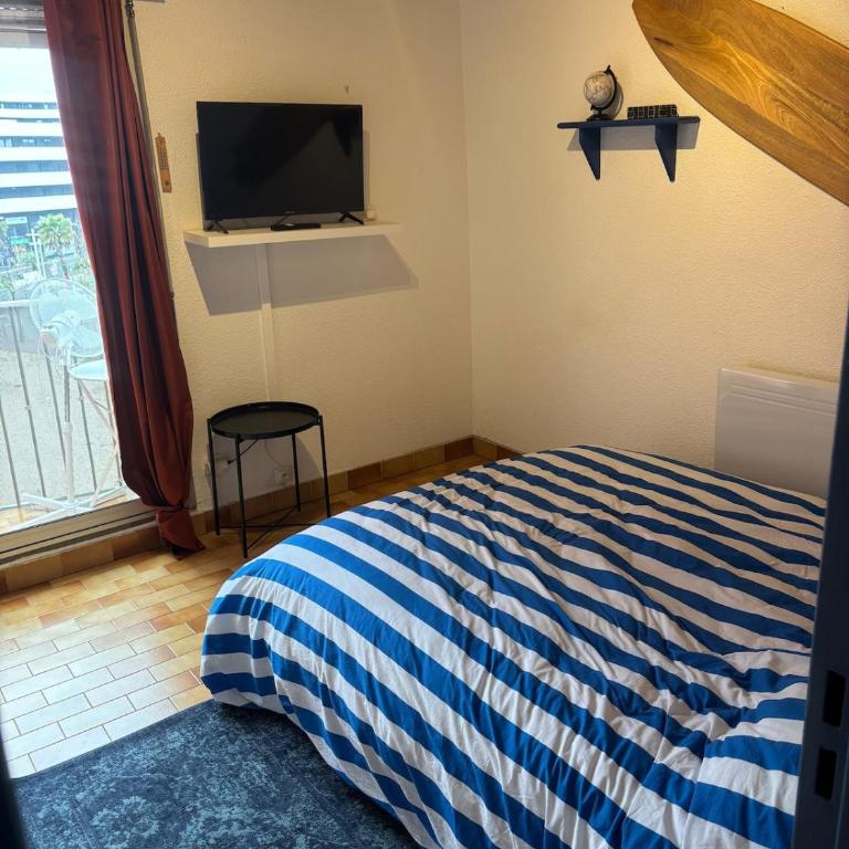 Studio cap d Agde Port Richelieu 4 centre port avec piscine - One-Bedroom Apartment - 1