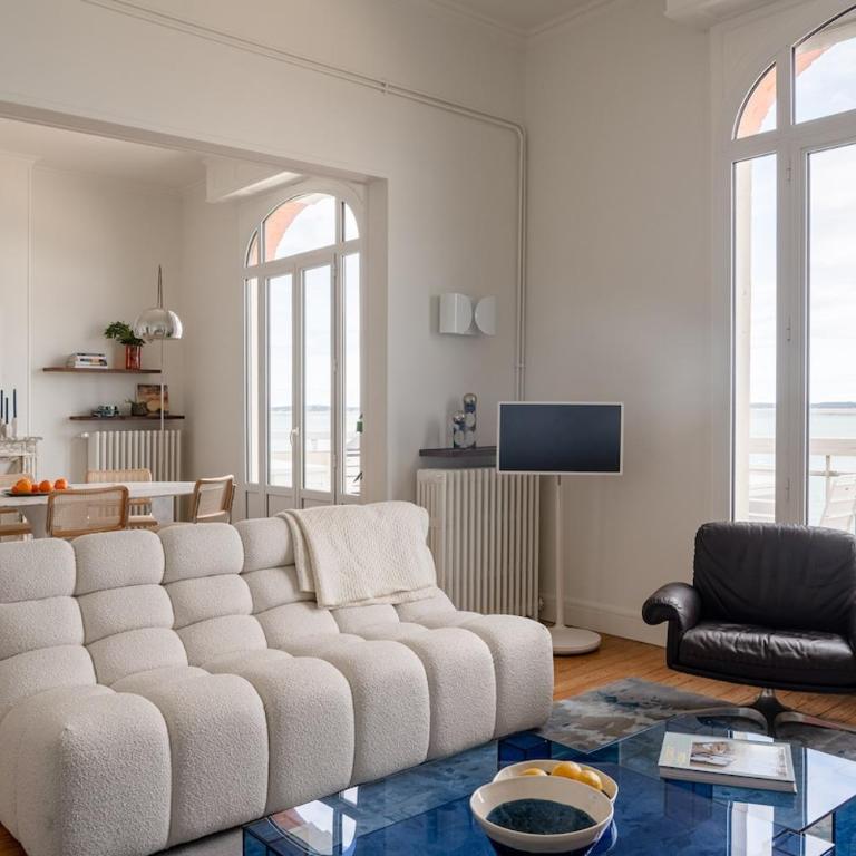 Appartement vue mer plein centre Arcachon - Two-Bedroom Apartment with Sea View - 17