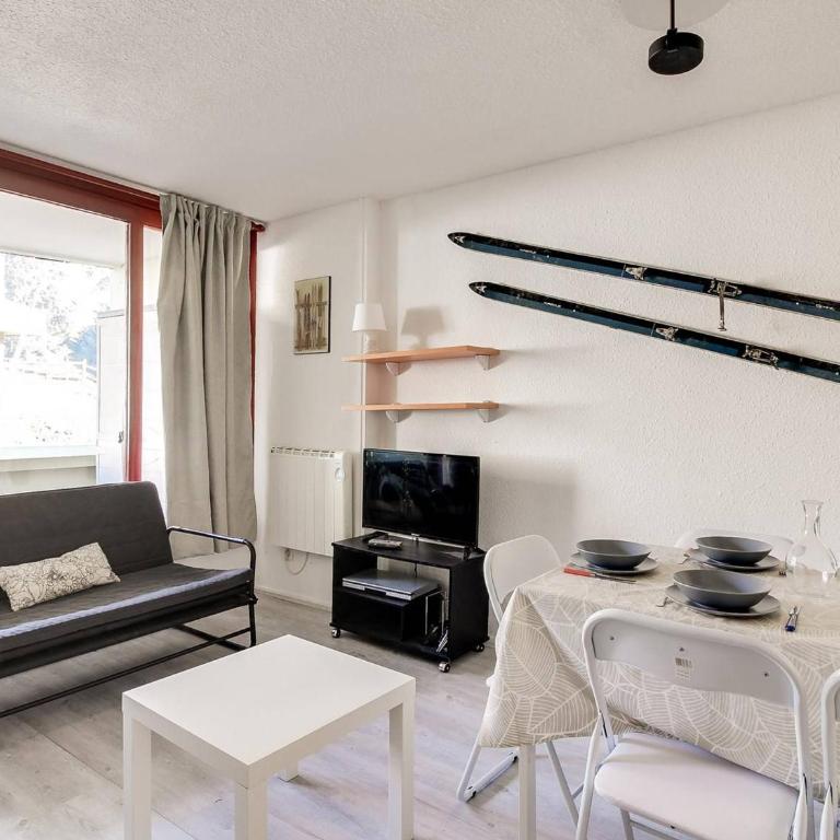 Studio cabine pour 5 à La Mongie - Proche des pistes, balcon, casier à ski - Studio - 1
