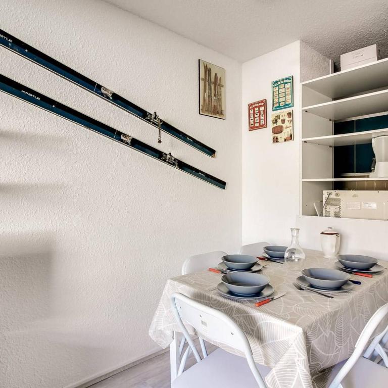 Studio cabine pour 5 à La Mongie - Proche des pistes, balcon, casier à ski - Studio - 8