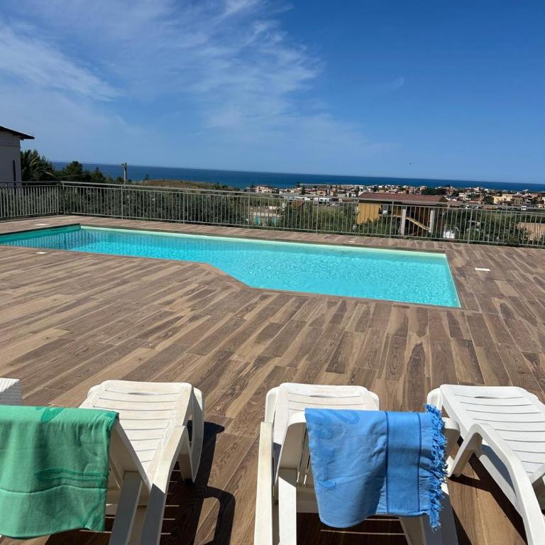 Villa con piscina panoramica a San Leone Agrigento - Two-Bedroom Apartment - 1