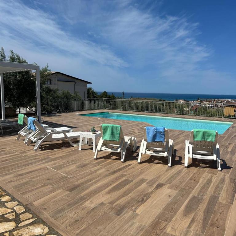 Villa con piscina panoramica a San Leone Agrigento - Two-Bedroom Apartment - 3