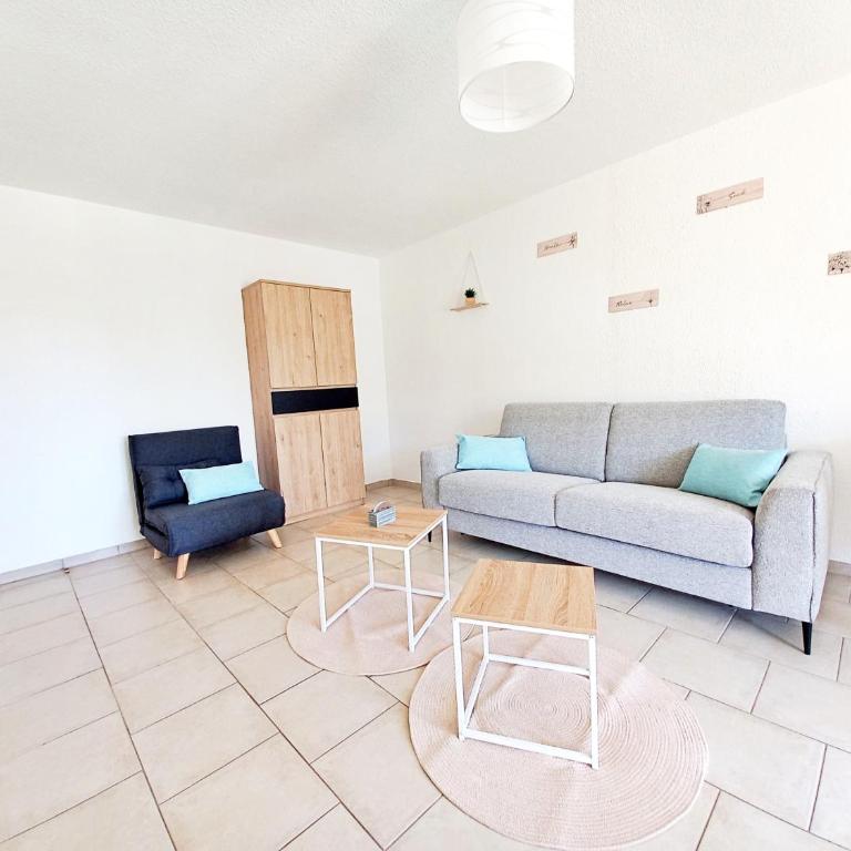 " Le Peuplier" Studio cosy Fréjus Plage -Clim-wifi - Studio - 4