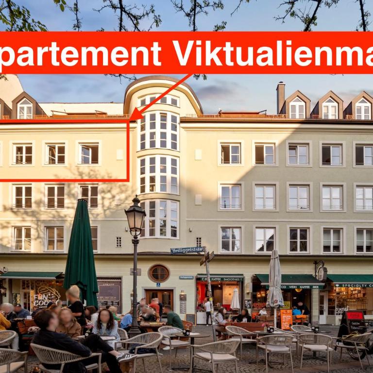 Munich Most Central Holiday Apartment 90m2 - 969 sq ft of Luxury - Appartement 2 Chambres avec Vue - 2