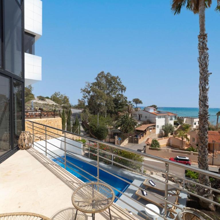 Ultra-Luxury Panoramic Sea View Villa with Private Pool & 200m' Sky Terrace & Garage in Alicante - Villa Superior - 20