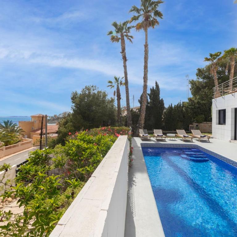 Ultra-Luxury Panoramic Sea View Villa with Private Pool & 200m' Sky Terrace & Garage in Alicante - Villa Superior - 18