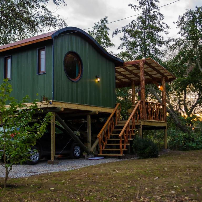 Cabaña El Colibrí Tinajas Borderío - One-Bedroom Apartment - 1