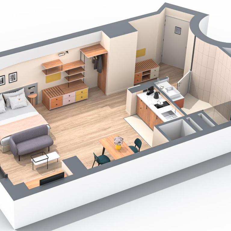 Yuna Montmartre - ApartHotel - Studio Premium de 30 m² (2 Personnes) - 25