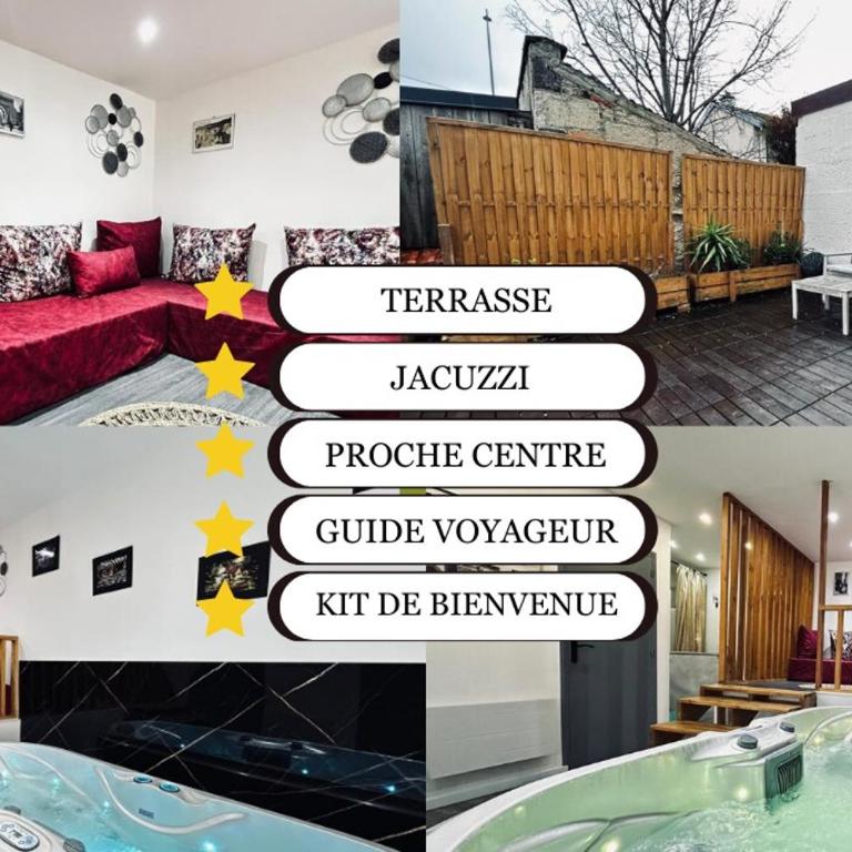 La détente marocaine studio jacuzzi et terrasse - Appartamento - 8