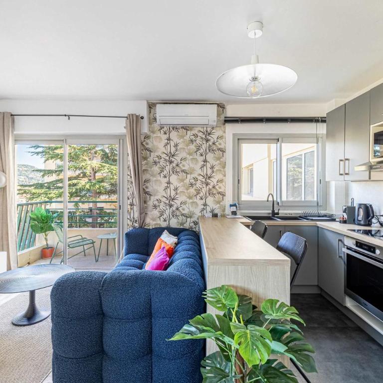 LA PALMERAIE joyeux studio avec balcon, à deux pas de la Banane - Studio mit Balkon - 1