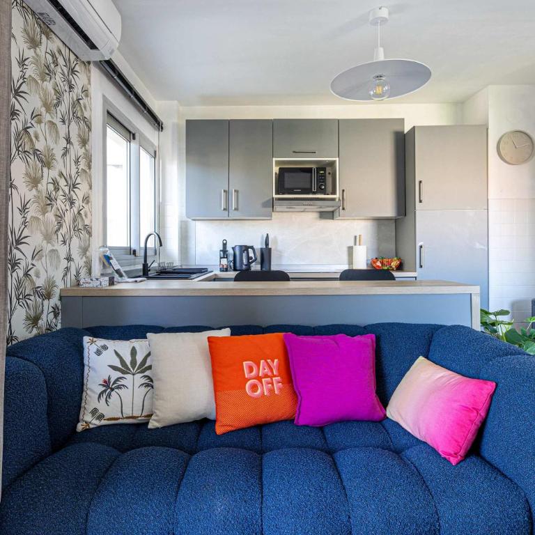 LA PALMERAIE joyeux studio avec balcon, à deux pas de la Banane - Studio mit Balkon - 9
