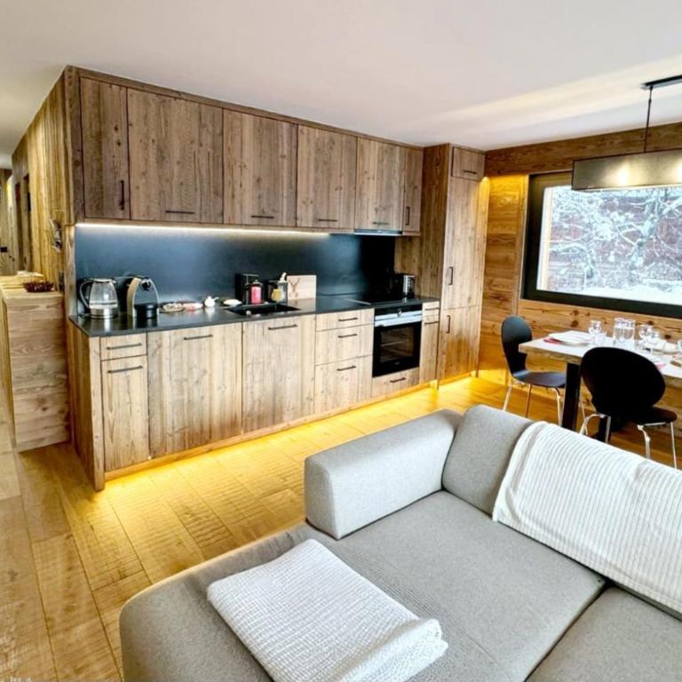 Verbier Le Rouge superb 3-room apartment near slopes & ski-lift - Appartement 2 Chambres avec Vue sur la Montagne - 1