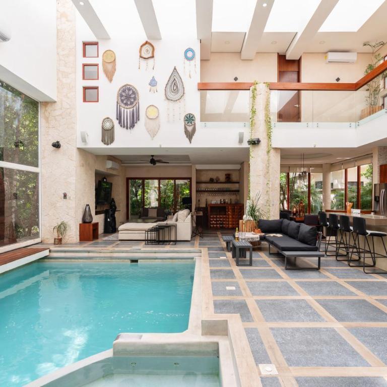 9Br Luxury Villas Aldea Zama, Private Pools & Gym! - Villa - 11