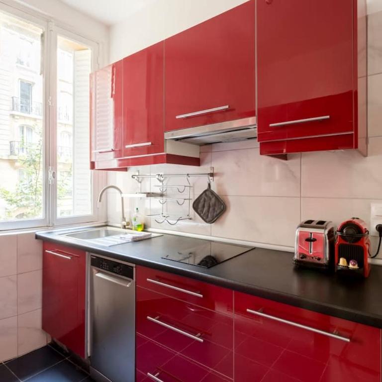 Chic Parisian Stay Trocadéro & Eiffel Tower - Apartment mit 2 Schlafzimmern - 28