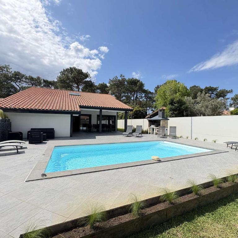 Villa d'exception avec piscine chauffée proche océan à Biscarrosse Plage - FR-1-831-8 - Villa - 12