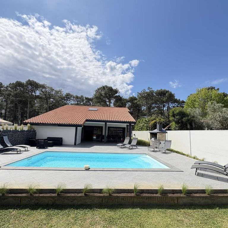 Villa d'exception avec piscine chauffée proche océan à Biscarrosse Plage - FR-1-831-8 - Villa - 14