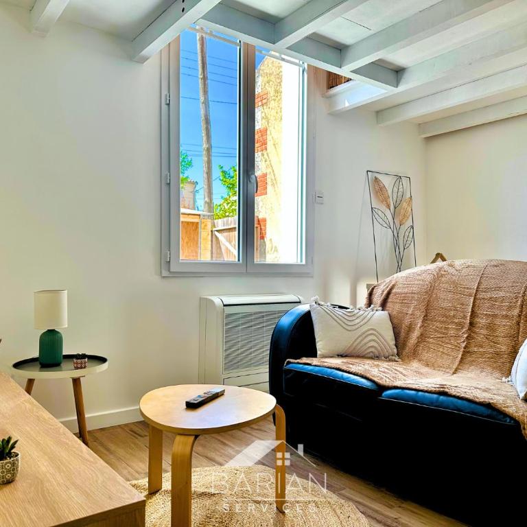 Duplex confortable avec climatisation et cour - ménage et linge inclus - Casa con 1 dormitorio - 5