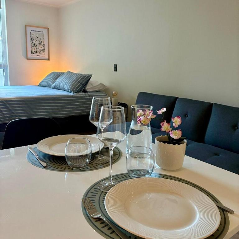 Moderno departamento próximo a metro y barrio Italia Ñuñoa - Apartamento de 1 dormitorio - 7