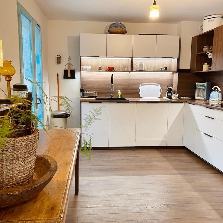 "Maison Bleue" Quartier Haut,Clim,Parking,Jardin - Maison 3 Chambres - 7
