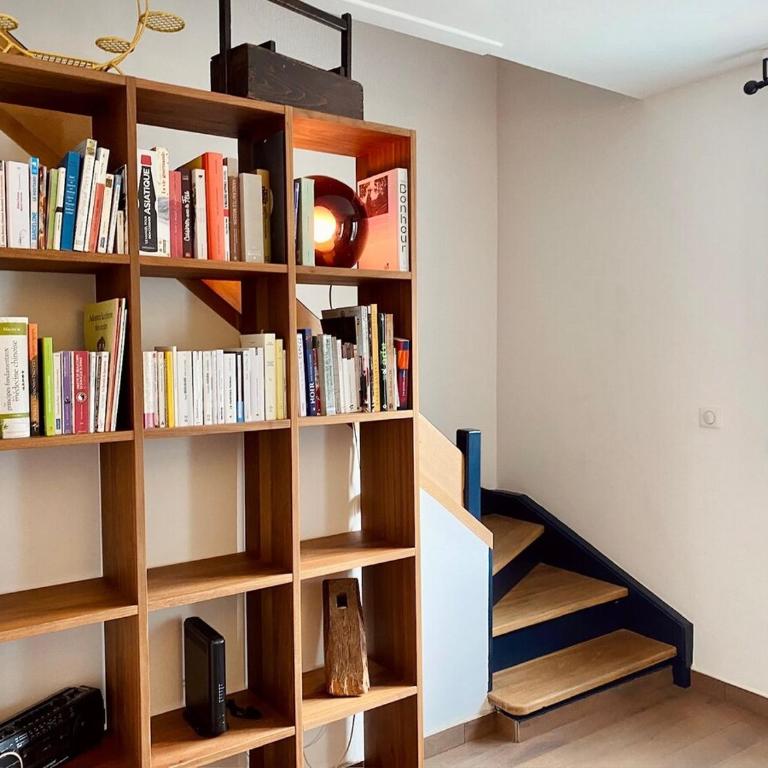 "Maison Bleue" Quartier Haut,Clim,Parking,Jardin - Maison 3 Chambres - 17