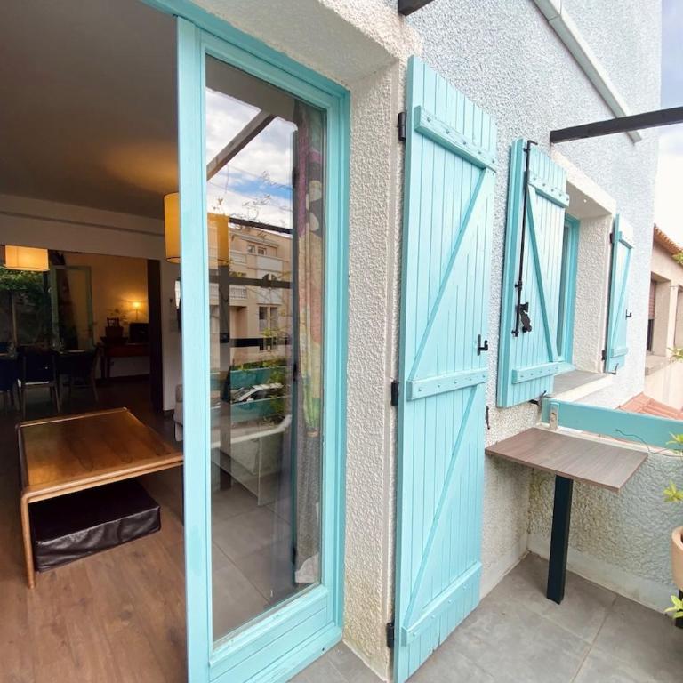 "Maison Bleue" Quartier Haut,Clim,Parking,Jardin - Maison 3 Chambres - 50