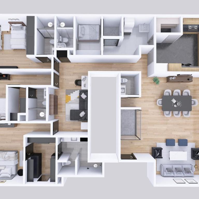 Capitalia Galileo Residences - Deluxe Penthouse, 4 Bedrooms, Terrace - 10