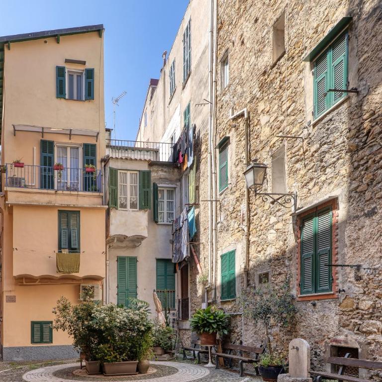 Casa Dritta - Boutique Apartment in Bordighera Alta - Apartment mit 1 Schlafzimmer - 28