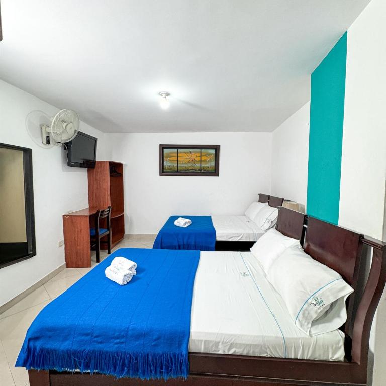 Hotel Puerto Bahia - Habitación Doble - 2 camas dobles - 1