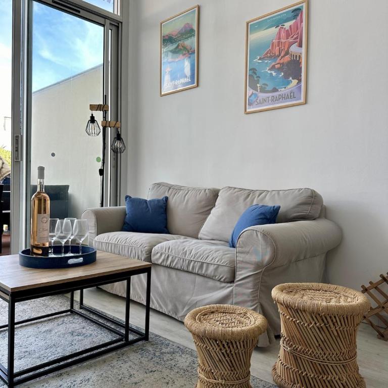 Duplex Bord de Mer St Aygulf - Appartamento con 2 Camere da Letto - 12