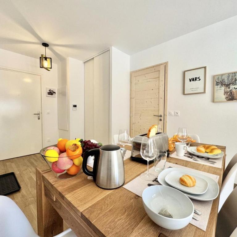Résidence Le Living Stone B - T3 RESIDENCE NEUVE, CENTRE VARS, 150m DES PISTES MAE-7681 - Apartment - 4