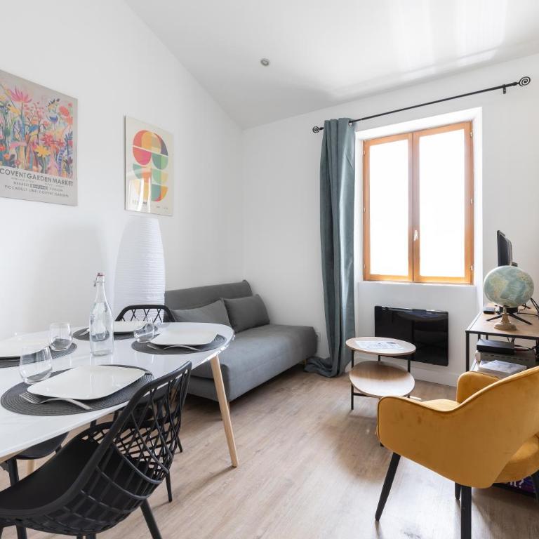 L'Isle en Blanc - 4 couchages - Hypercentre - Clim - Wifi - Appartement 1 Chambre - 6