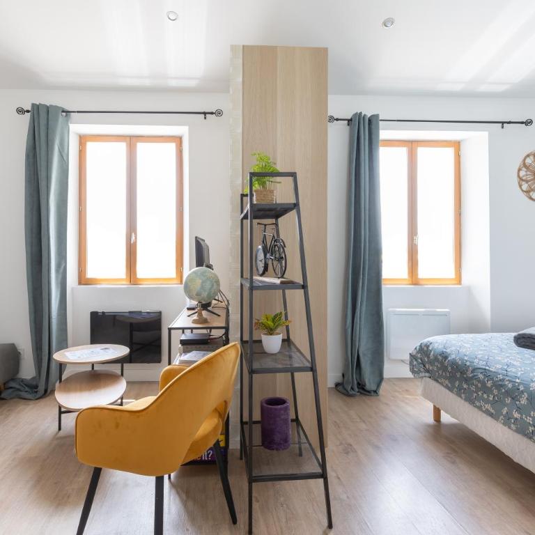 L'Isle en Blanc - 4 couchages - Hypercentre - Clim - Wifi - Appartement 1 Chambre - 17
