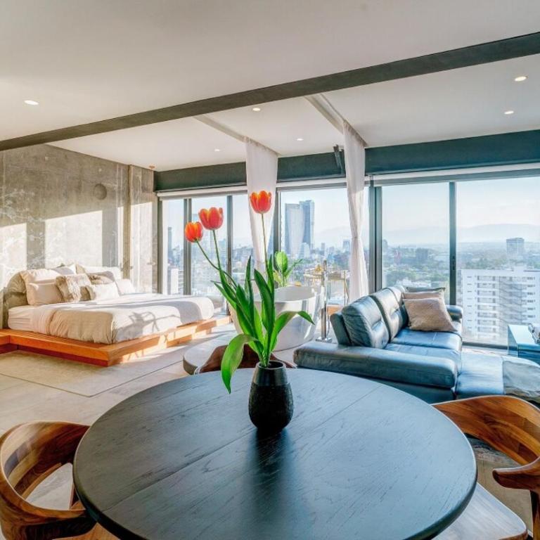 Beautiful Views Exclusive Studio in CDMX - One-Bedroom Apartment - 12
