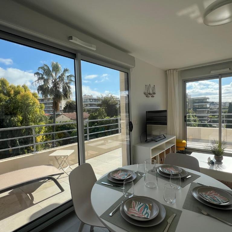 T2 Moderne Terrasse 2min Plages de Juan-les-Pins! - Appartamento con 1 Camera da Letto - 5