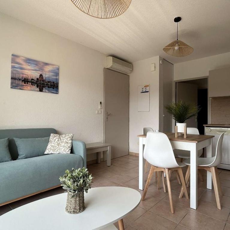 Appartement 2 pièces climatisé proche du port GN190-015 - Appartement 1 Chambre - 2