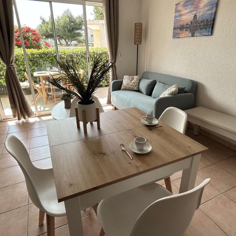 Appartement 2 pièces climatisé proche du port GN190-015 - Appartement 1 Chambre - 10