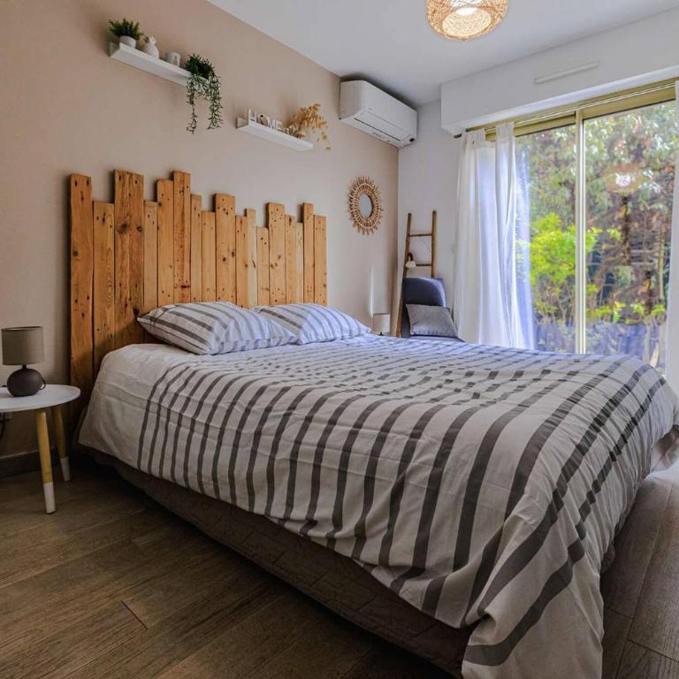 Marina Rey - Apt pour 4 à 400m des plages Côte d'Azur - Appartement 2 Chambres - 7