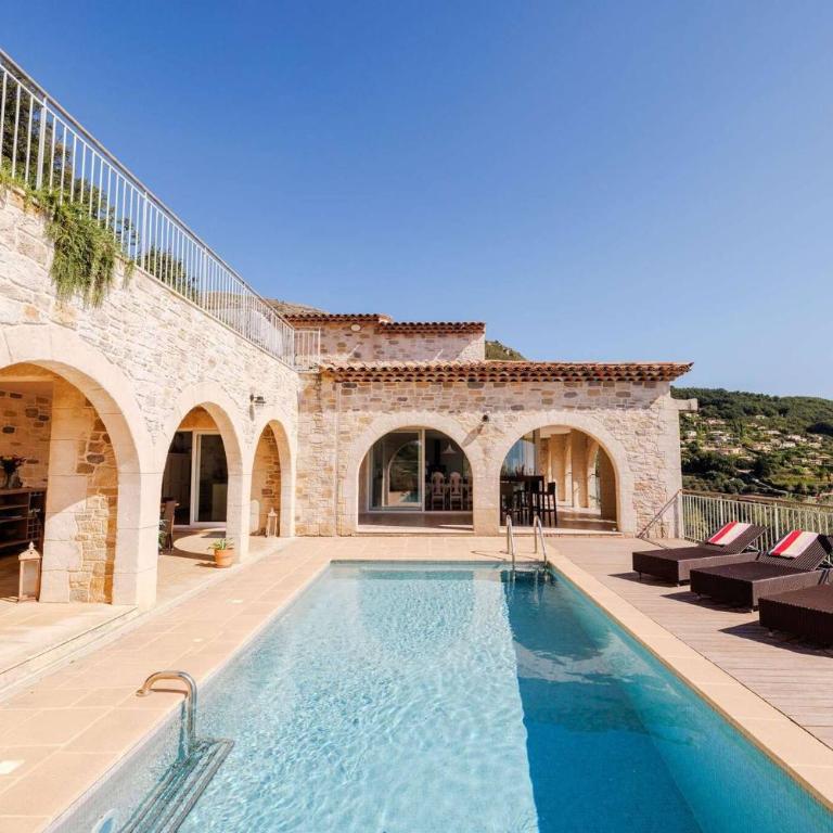 Le Mas d'Azur - Villa d'exception avec vue panoramique sur la Baie des Anges - Maison de Vacances 4 Chambres - 15
