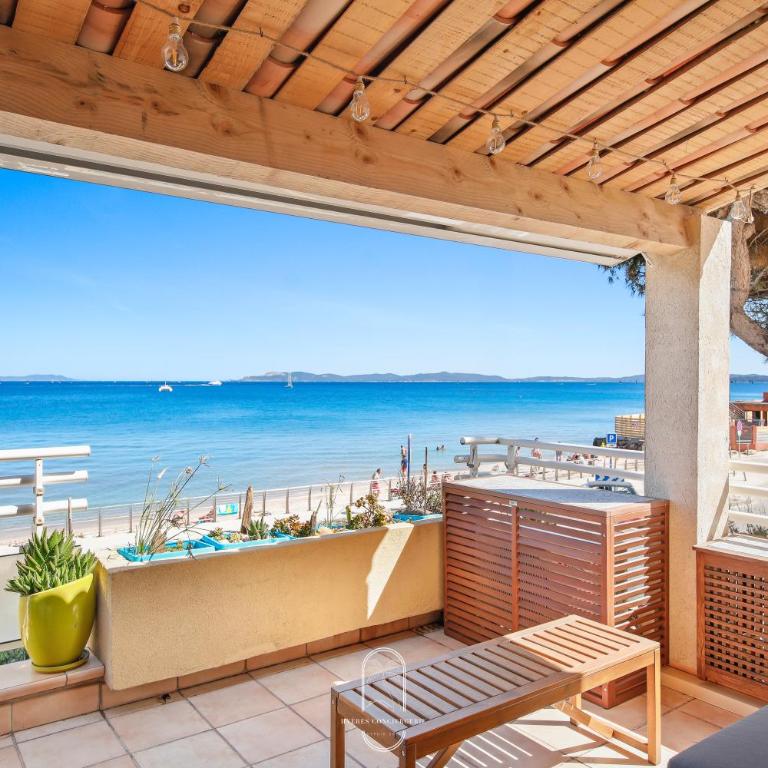 Hyères Plage Bona 1 chambre lit superposés Parking Wifi Pieds dans l'eau BY HC - Apartment mit 2 Schlafzimmern - 13