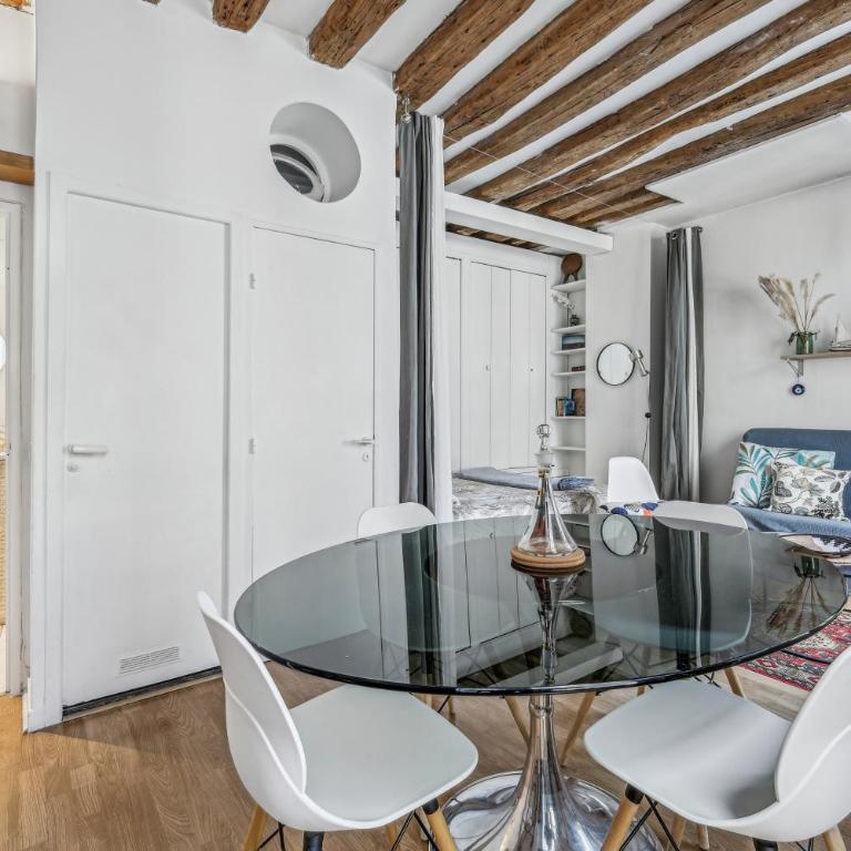 Joli studio grand et calme, Marais - Appartement 1 Chambre - 7