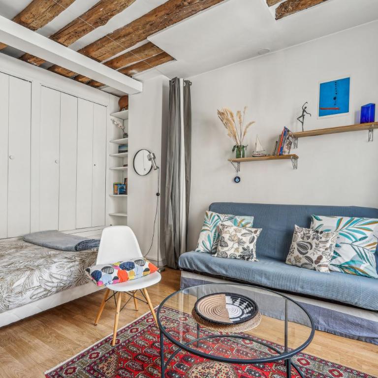 Joli studio grand et calme, Marais - Appartement 1 Chambre - 8