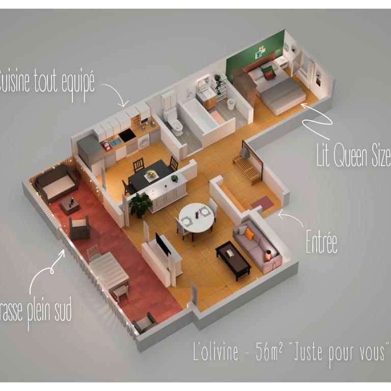"OFFRE ANNIVERSARY GENIUS LONG SEJOUR" -- SPECIAL COUPLE -- CALME EN PLEIN COEUR DU VAR - Terrasse Sud - Lit Queen Size - Netflix - Climatisation & Wifi - Parking Privé -- A 2MIN CENTRE-VILLE et 6MIN MER & PORT - Apartamento de 1 dormitorio - 7